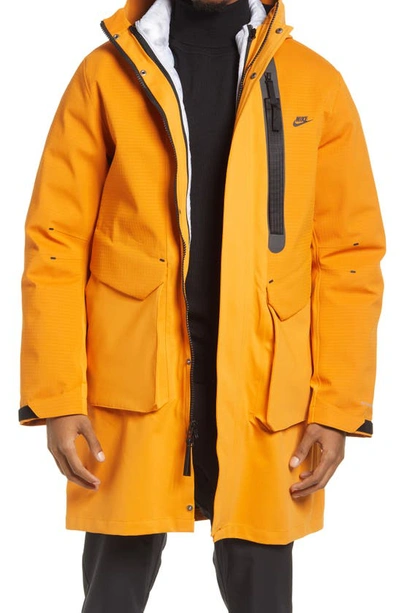 Nike Sportswear Storm-fit Adv Tech Pack 3-in-1 Parka In Light Curry/ White/  Black | ModeSens