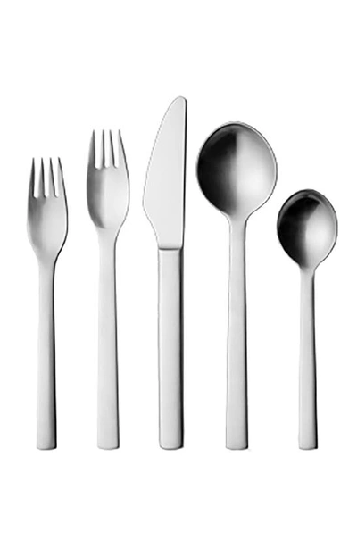 Shop Georg Jensen New York 5-piece Place Setting In Silver