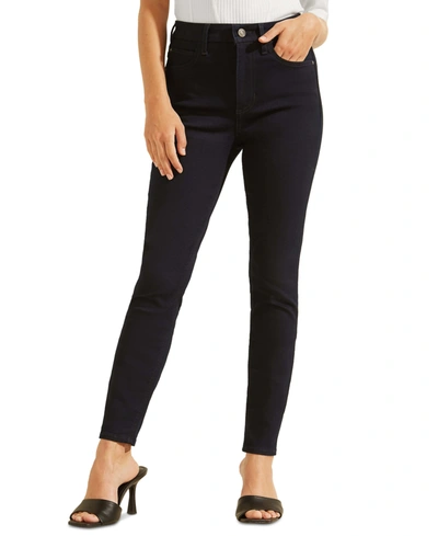 Shop Guess Icon High Rise Skinny-leg Jeans In Rinse