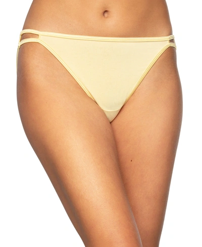 Shop Vanity Fair Illumination String Bikini Underwear 18108 In Lemon Tarte