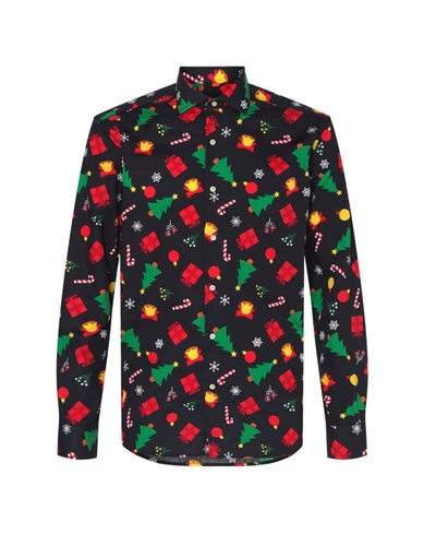 Shop Opposuits Men's Christmas Icons Black Christmas Shirt