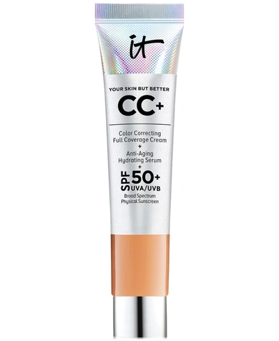 Shop It Cosmetics Cc+ Cream With Spf 50+ Travel Size In Tan