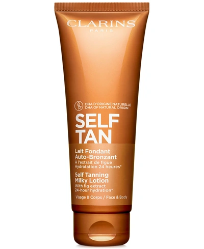 Clarins Self Tanning Face & Body Milky Lotion, 4.2 Oz.
