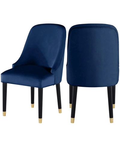 Shop Best Master Furniture Serenity Side Chairs, Set Of 2 In Blue