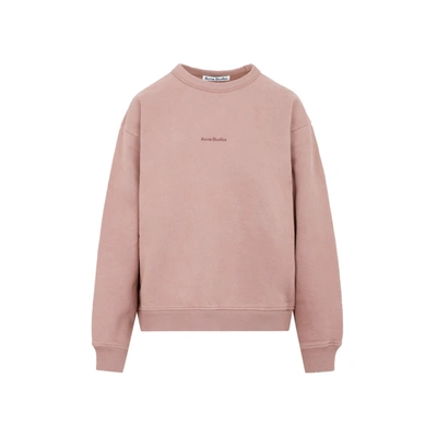 Shop Acne Studios Cotton Sweatshirt In Pink &amp; Purple