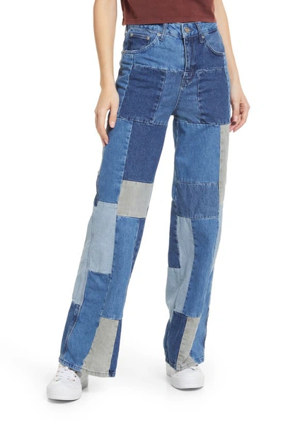Shop Bdg Urban Outfitters Patchwork Puddle Jeans In Denim