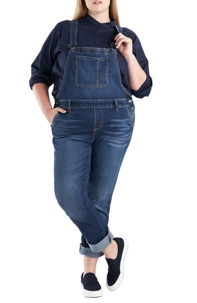 Shop Slink Jeans Overalls In Blue