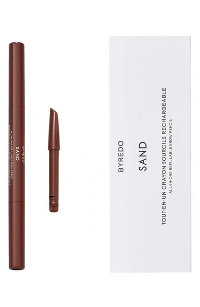 Shop Byredo All-in-one Refillable Brow Pencil & Refill In Sand