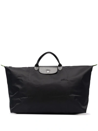 Shop Longchamp Medium Le Pliage Travel Bag In Black
