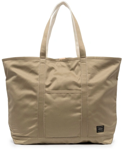Shop Porter-yoshida & Co Weapon Tote Bag In Brown