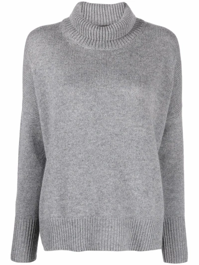 Lisa Yang Heidi Cashmere Turtleneck Sweater In Grey