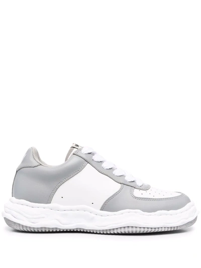 Shop Miharayasuhiro Wayne Chunky Sneakers In Grey