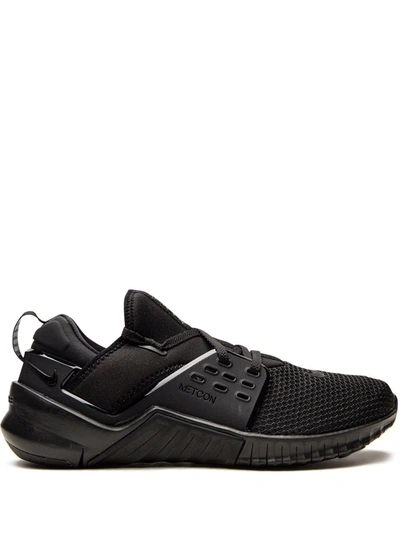Nike Free Metcon 2 Sneakers "triple Black" In Black