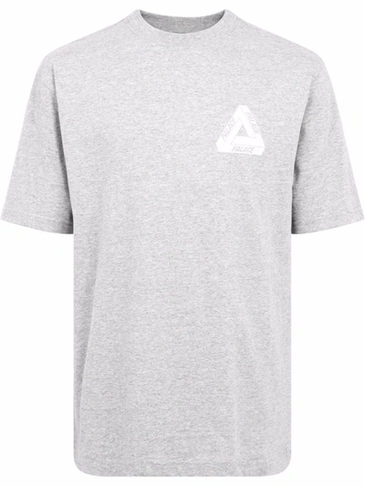 Shop Palace Tri-wild Logo-print T-shirt In Grey