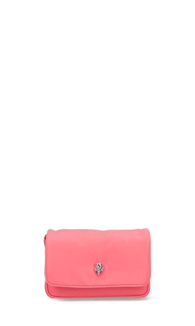 Shop Alexander Mcqueen 'skull' Shoulder Bag In Pink
