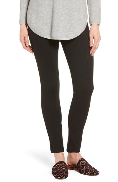 Shop Anne Klein Compression Slim Leg Pants In Black