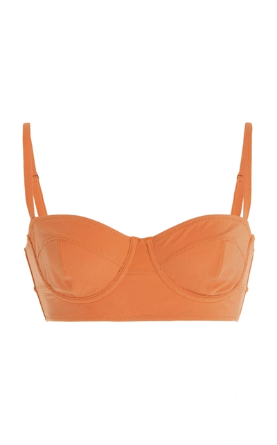 Ulla Johnson Women's Zahara Bikini Top In Orange