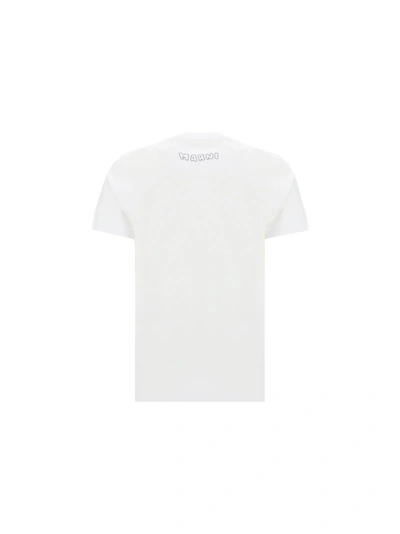 Shop Marni Men's White Cotton T-shirt
