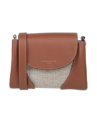 Shop Giaquinto Handbags In Brown