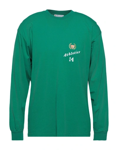 Shop Bel-air Athletics Man T-shirt Green Size Xl Cotton