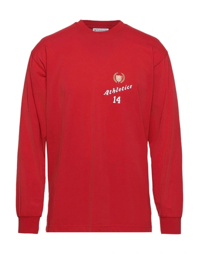 Shop Bel-air Athletics Man T-shirt Red Size Xl Cotton