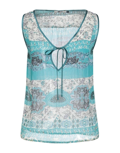Shop Gas Tops In Turquoise