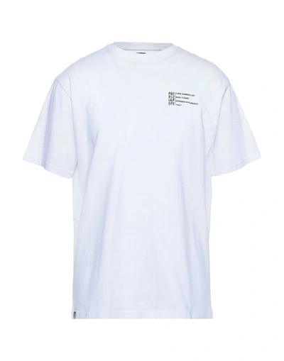 Shop Patrizia Pepe Man T-shirt White Size Xxl Cotton