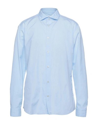 Shop Mastricamiciai Shirts In Sky Blue