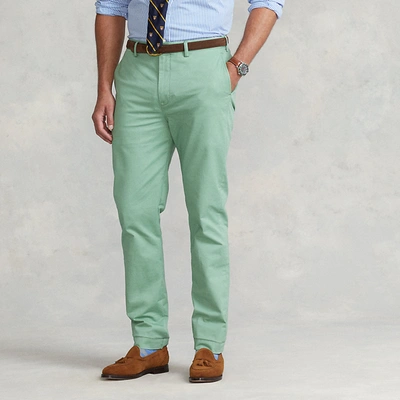 Shop Polo Ralph Lauren Stretch Classic Fit Chino Pant In Outback Green