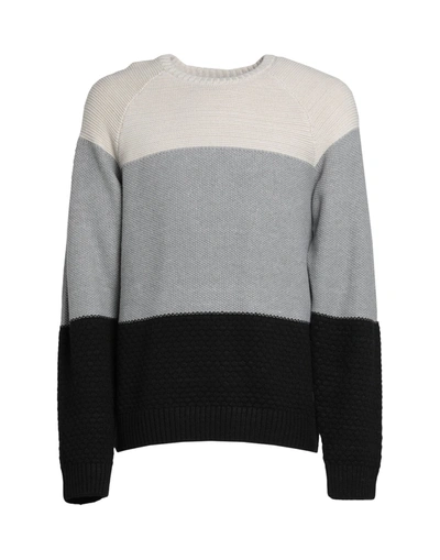 Shop Only & Sons Man Sweater Light Grey Size L Organic Cotton, Acrylic