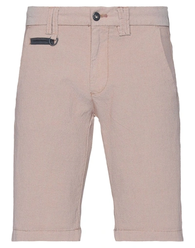 Shop Yes Zee By Essenza Man Shorts & Bermuda Shorts Light Brown Size 32 Cotton, Elastane In Beige