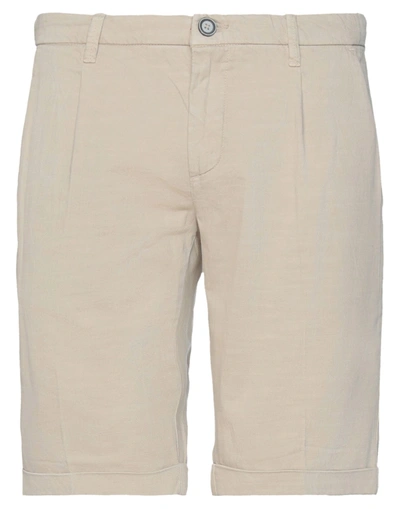 Yes Zee By Essenza Man Shorts & Bermuda Shorts Sand Size 31 Cotton, Linen In Beige