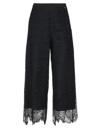Shop Twinset Woman Pants Black Size 2 Polyamide, Cotton, Polyester
