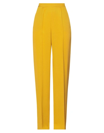 Shop Beatrice B Beatrice .b Woman Pants Ocher Size 2 Viscose In Yellow