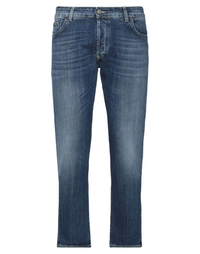 Shop Entre Amis Man Jeans Blue Size 34 Cotton, Elastane