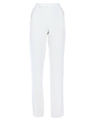 Shop Ralph Lauren Pants In Ivory