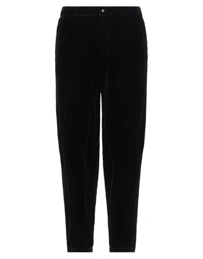 Shop Emporio Armani Man Pants Black Size 32 Viscose, Polyester, Cotton, Metallic Fiber