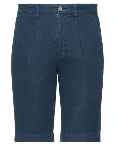 Shop Markup Shorts & Bermuda Shorts In Dark Blue