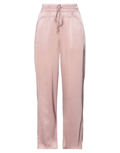 Shop Lanston Woman Pants Pastel Pink Size S Rayon, Viscose