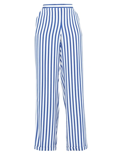 Shop Ralph Lauren Collection Woman Pants Bright Blue Size 6 Mulberry Silk