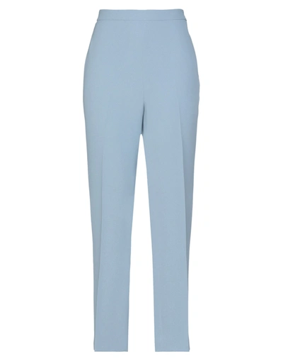 Shop Ralph Lauren Collection Woman Pants Sky Blue Size 14 Polyester, Mulberry Silk