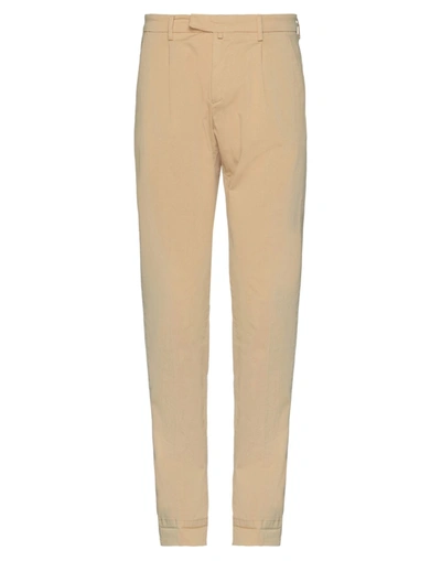 Shop Briglia 1949 Man Pants Sand Size 32 Cotton, Elastane In Beige