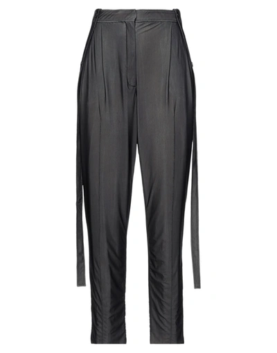 Shop Burberry Woman Pants Black Size 8 Polyamide, Elastane