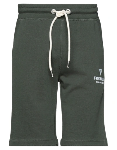 Shop Fred Mello Shorts & Bermuda Shorts In Military Green