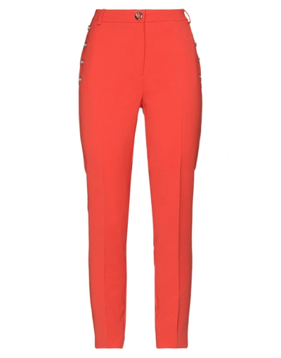 Shop Cristinaeffe Woman Pants Orange Size 8 Polyester, Viscose, Elastane