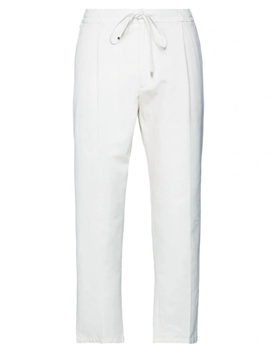 Shop Drykorn Pants In Ivory