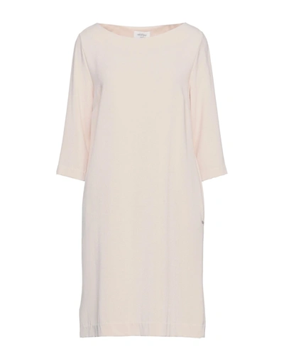Shop Ottod'ame Woman Mini Dress Beige Size 2 Polyester, Elastane