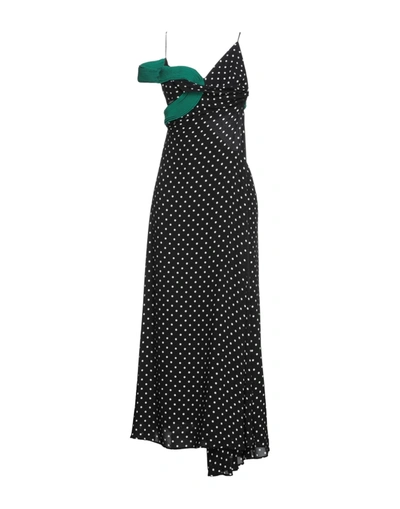 Shop Haider Ackermann Woman Long Dress Black Size 6 Rayon