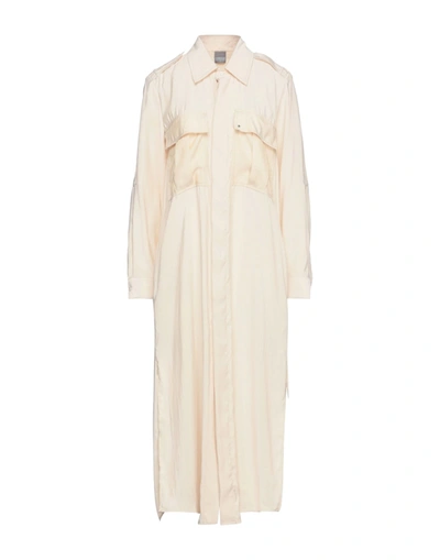 Shop Lorena Antoniazzi Woman Maxi Dress Ivory Size 4 Viscose, Polyester In White