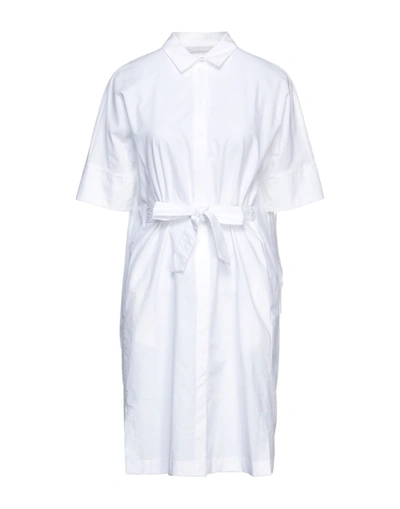 Shop Fabiana Filippi Woman Mini Dress White Size 10 Cotton